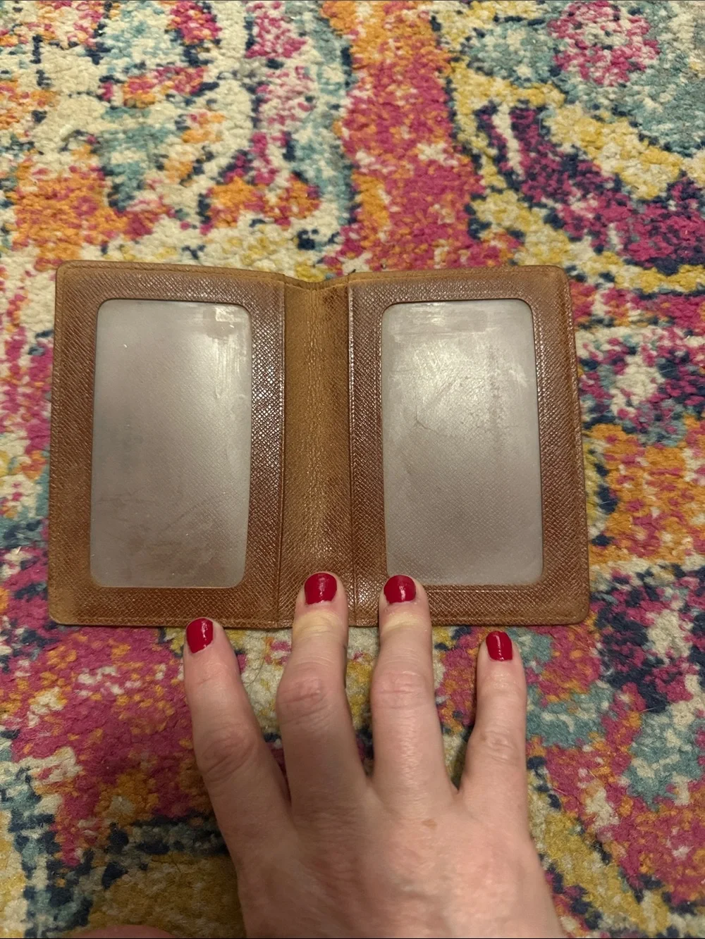 Louis Vuitton Brown Monogram Canvas Card Holder